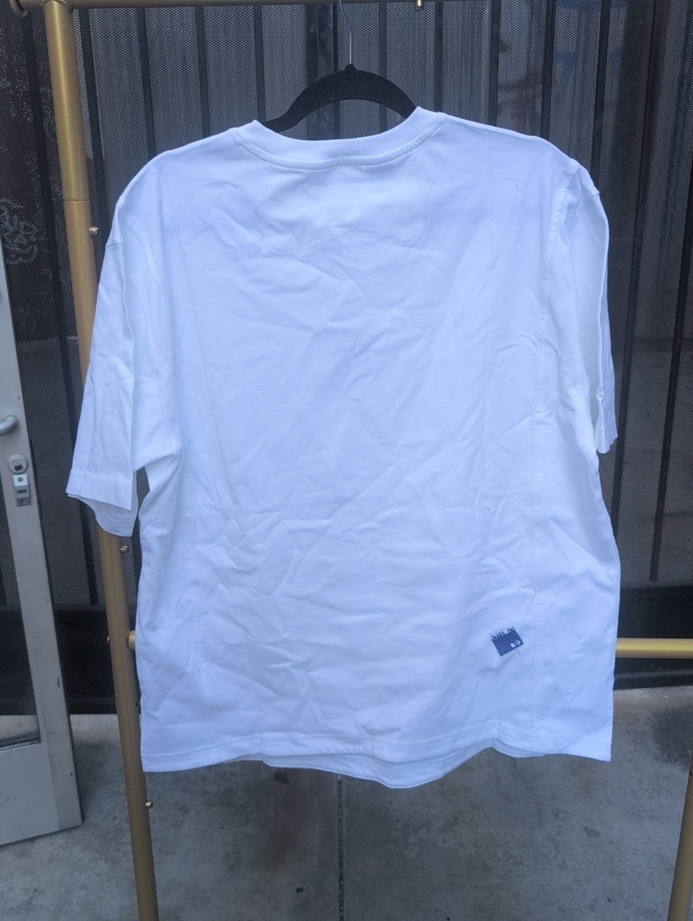 ADERERROR x CONVERSE White Logo Short-Sleeve Men's Tee Size XL - Picture 5 of 9